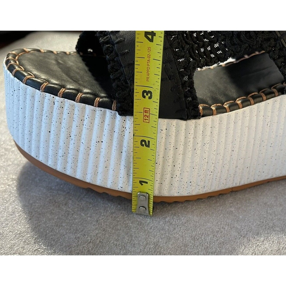 Love Rio Gillie Platform Sandal Women's Sz 10 Eu 41 Black Brazil Slide - Picture 6 of 10